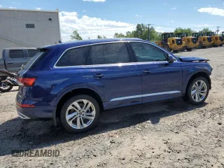 2021 Audi Q7 Premium with VIN WA1AJAF71MD041774, listed as a Copart auction lot 56676145 with 46,500 mi miles and Salvage title. Bid and sale history available at DreamBid. Image 3.