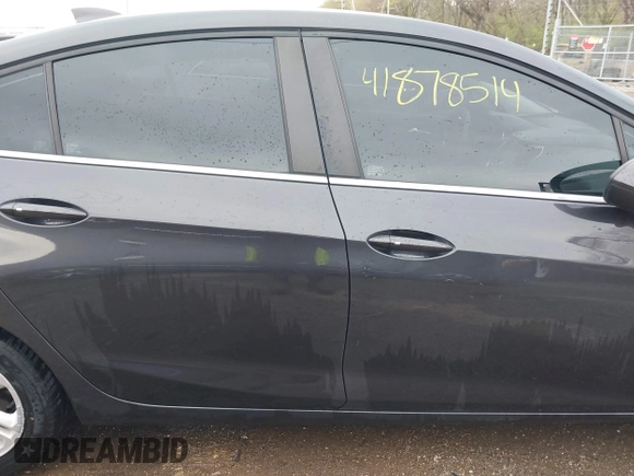 2017 Chevrolet Cruze LT with VIN 1G1BE5SM0H7178316, listed as a IAAI auction lot 41878514 with 157,353 mi miles and . Bid and sale history available at DreamBid. Image 13.