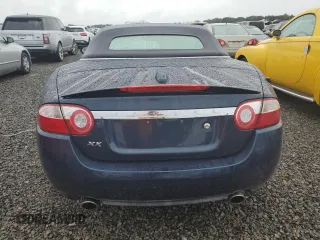 2007 Jaguar XK with VIN SAJDA44B075B03695, listed as a Copart auction lot 74978034 with 0 mi miles and Salvage Title. Bid and sale history available at carsss.com. Image 6.