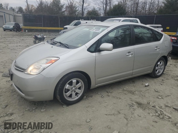 2005 Toyota Prius with VIN JTDKB22U850123907, listed as a Copart auction lot 83674834 with 59,912 mi miles and Salvage Title. Bid and sale history available at carsss.com. Image 1.