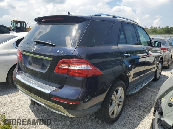 2012 Mercedes-Benz M 350 with VIN 4JGDA5HBXCA053168, listed as a Copart auction lot 57846505 with 93,793 mi miles and Salvage title. Bid and sale history available at DreamBid. Image 3.