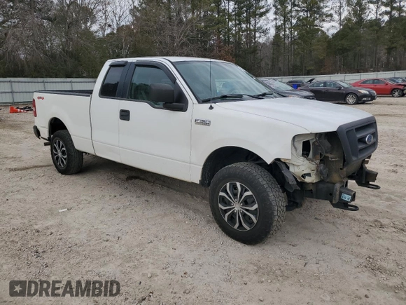 2006 Ford F-150 STX with VIN 1FTRX14WX6NA86887, listed as a Copart auction lot 89244855 with 227,244 mi miles and Salvage Title. Bid and sale history available at carsss.com. Image 4.