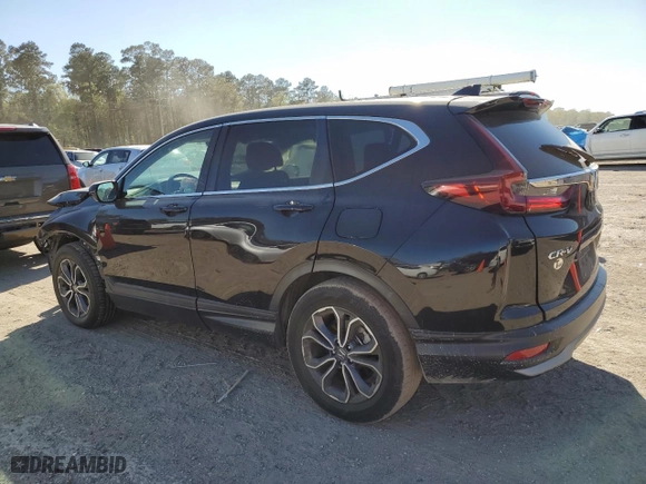 2020 Honda CR-V EX with VIN 2HKRW1H59LH407897, listed as a Copart auction lot 49830735 with 51,152 mi miles and Salvage Title. Bid and sale history available at carsss.com. Image 2.