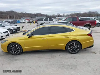 2020 Hyundai Sonata SEL Plus with VIN 5NPEJ4J28LH019882, listed as a IAAI auction lot 41536135 with 40,413 mi miles. Bid and sale history available at carsss.com. Image 14.