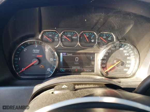 2015 Chevrolet Silverado 1500 LT with VIN 3GCPCREHXFG126279, listed as a Copart auction lot 46595285 with 245,752 mi miles and Salvage Title. Bid and sale history available at carsss.com. Image 9.