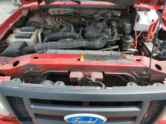 2008 Ford Ranger XLT with VIN 1FTYR44U28PA04003, listed as a Copart auction lot 58849614 with 208,481 mi miles and Salvage Title. Bid and sale history available at carsss.com. Image 11.