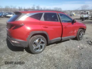 2022 Hyundai Tucson SEL with VIN 5NMJCCAE1NH014262, listed as a Copart auction lot 49168345 with 48,383 mi miles and Salvage Title. Bid and sale history available at DreamBid. Image 3.