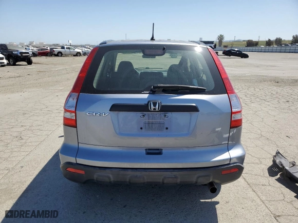 2007 Honda CR-V LX with VIN JHLRE48377C032437, listed as a Copart auction lot 53153045 with 108,949 mi miles and Salvage Title. Bid and sale history available at carsss.com. Image 6.