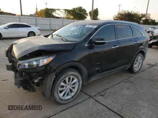2018 Kia Sorento LX V6 with VIN 5XYPG4A56JG390478, listed as a Copart auction lot 76272484 with 165,431 mi miles and Salvage Title. Bid and sale history available at carsss.com. Image 1.