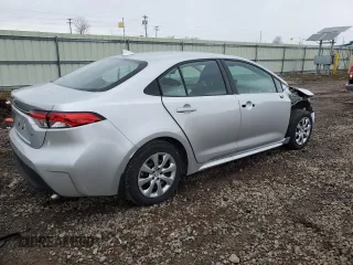 2025 Toyota Corolla LE with VIN 5YFB4MDE8SP247253, listed as a Copart auction lot 50200255 with 160 mi miles and Salvage Title. Bid and sale history available at carsss.com. Image 3.