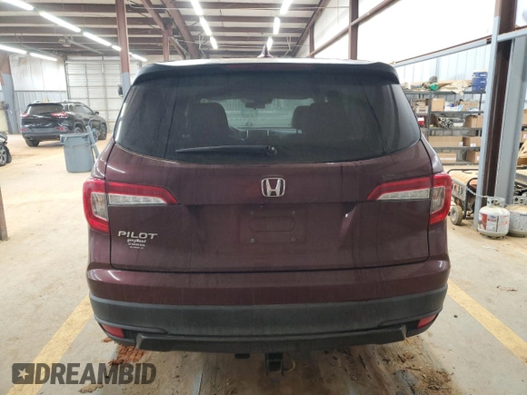 2019 Honda Pilot LX with VIN 5FNYF5H10KB041471, listed as a Copart auction lot 46479615 with 61,513 mi miles and Clean Title. Bid and sale history available at DreamBid. Image 6.