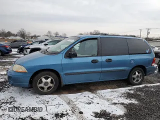 2002 Ford Windstar LX with VIN 2FMZA51472BB69822, listed as a Copart auction lot 43207235 with 100,311 mi miles and Salvage Title. Bid and sale history available at carsss.com. Image 1.