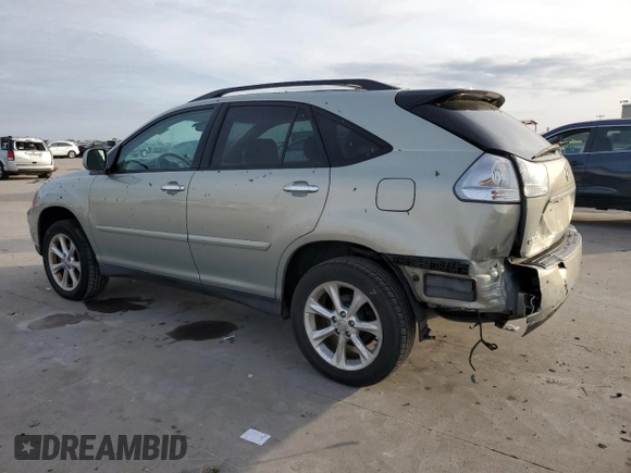 2009 Lexus RX 350 with VIN 2T2HK31U19C122414, listed as a Copart auction lot 50369185 with 169,277 mi miles and Salvage Title. Bid and sale history available at DreamBid. Image 2.
