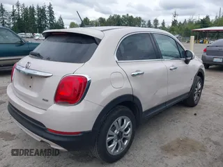 2016 FIAT 500X Lounge with VIN ZFBCFYDT0GP345757, listed as a IAAI auction lot 42539167 with 59,582 mi miles and . Bid and sale history available at DreamBid. Image 4.