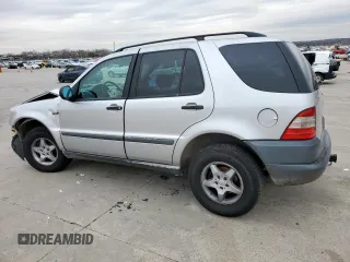 1999 Mercedes-Benz M 320/430/500 with VIN 4JGAB54E8XA060898, listed as a Copart auction lot 46033325 with Not provided miles and Salvage title. Bid and sale history available at DreamBid. Image 2.