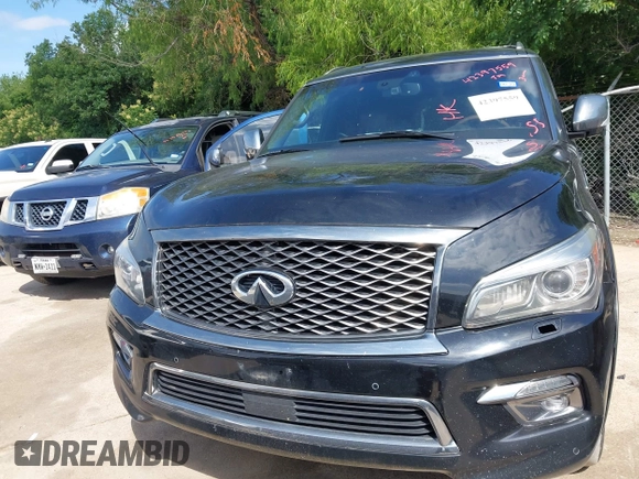 2016 Infiniti QX80 with VIN JN8AZ2NE9G9125213, listed as a IAAI auction lot 42397559 with 187,304 mi miles and . Bid and sale history available at DreamBid. Image 12.