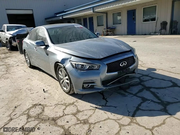 2014 Infiniti Q50 with VIN JN1BV7AR7EM683351, listed as a Copart auction lot 44674935 with 131,913 mi miles and Salvage Title. Bid and sale history available at carsss.com. Image 10.
