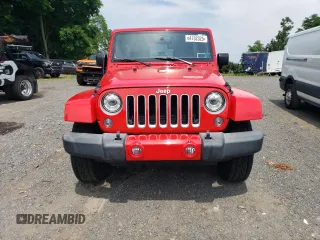 2017 Jeep Wrangler Unlimited Sahara with VIN 1C4HJWEG3HL610297, listed as a Copart auction lot 64732325 with 43,274 mi miles and Salvage title. Bid and sale history available at DreamBid. Image 5.