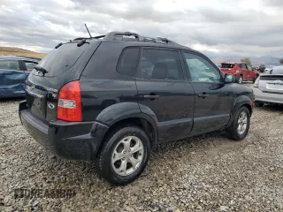 2009 Hyundai Tucson SE with VIN KM8JN72D49U975875, listed as a Copart auction lot 76923954 with 167,155 mi miles and Salvage Title. Bid and sale history available at carsss.com. Image 3.