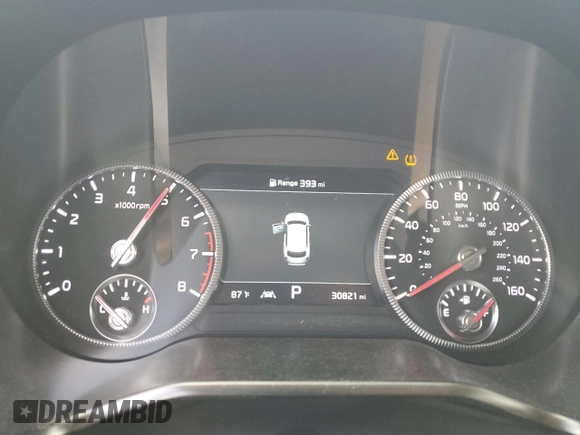 2022 Kia Telluride SX with VIN 5XYP54HC7NG281592, listed as a Copart auction lot 61362775 with 30,821 mi miles and Salvage title. Bid and sale history available at DreamBid. Image 9.