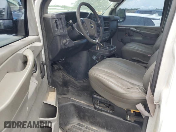 2013 Chevrolet Express Cargo with VIN 1GCSGAFX8D1119655, listed as a Copart auction lot 65659025 with 81,670 mi miles and Salvage title. Bid and sale history available at DreamBid. Image 8.