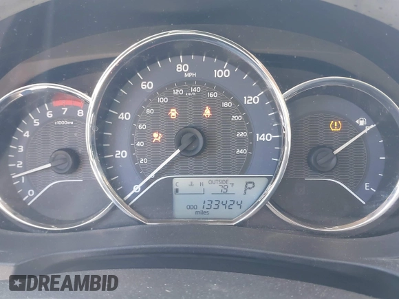 2016 Toyota Corolla L with VIN 2T1BURHE4GC522566, listed as a IAAI auction lot 42352448 with 133,424 mi miles and . Bid and sale history available at DreamBid. Image 7.