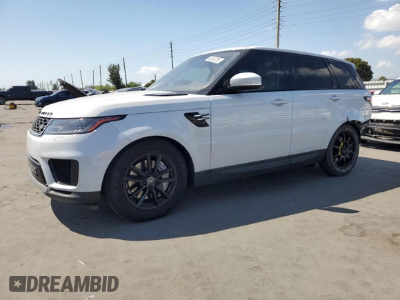 2021 Land Rover Range Rover Sport SE with VIN SALWG2SU3MA783342, listed as a Copart auction lot 48569755 with 55,963 mi miles and Salvage Title. Bid and sale history available at carsss.com. Image 1.