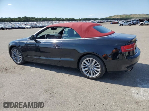 2011 Audi A5 Premium Plus with VIN WAULFAFH2BN017559, listed as a Copart auction lot 62380575 with 61,252 mi miles and Salvage title. Bid and sale history available at DreamBid. Image 2.