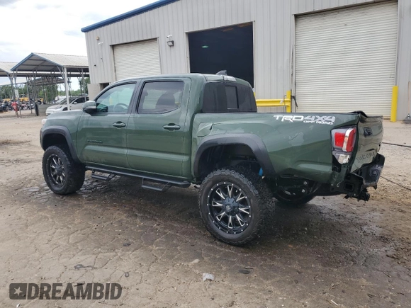 2021 Toyota Tacoma SR with VIN 3TYCZ5AN9MT010768, listed as a Copart auction lot 53961455 with 55,822 mi miles and Salvage title. Bid and sale history available at DreamBid. Image 2.