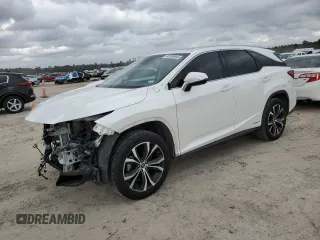 2018 Lexus RX with VIN JTJDGKCA4J2003743, listed as a Copart auction lot 43180945 with 82,556 mi miles and Salvage Title. Bid and sale history available at carsss.com. Image 1.