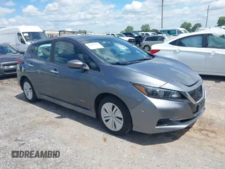 2019 Nissan LEAF SV with VIN 1N4AZ1CP9KC305660, listed as a IAAI auction lot 42182766 with 99,559 mi miles and . Bid and sale history available at DreamBid. Image 1.