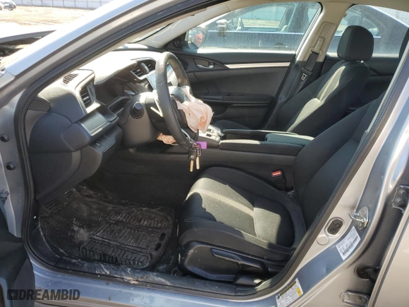 2017 Honda Civic Sedan LX with VIN 2HGFC2F51HH011839, listed as a Copart auction lot 50309185 with 141,479 mi miles and Salvage Title. Bid and sale history available at carsss.com. Image 7.