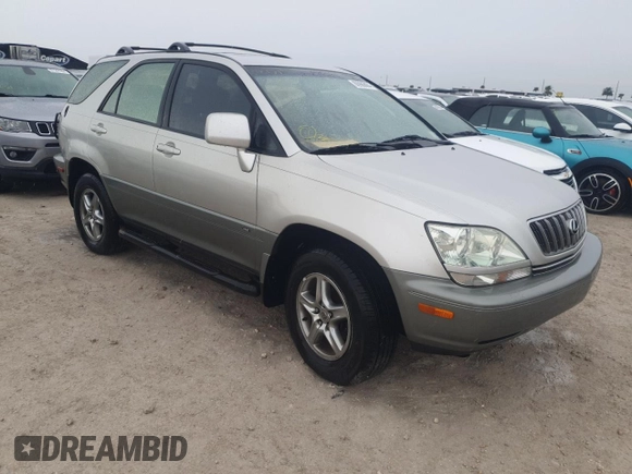 2002 Lexus RX 300 with VIN JTJHF10U420263392, listed as a Copart auction lot 80986884 with 206,058 mi miles and Non Repairable. Bid and sale history available at carsss.com. Image 4.