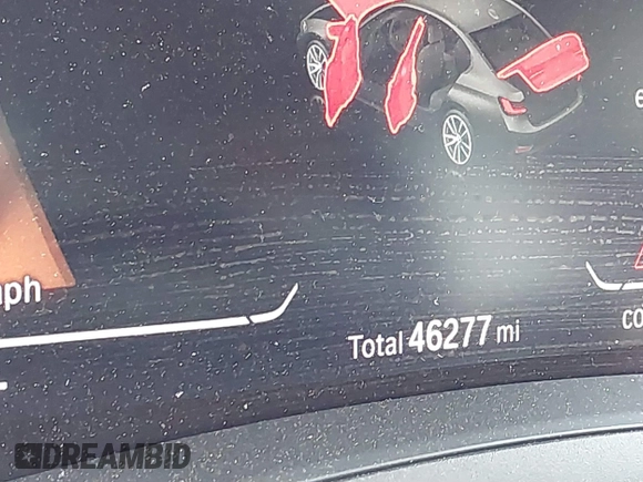 2019 BMW 3 Series 330i with VIN WBA5R1C54KAK09616, listed as a IAAI auction lot 41708353 with 46,277 mi miles and . Bid and sale history available at DreamBid. Image 15.