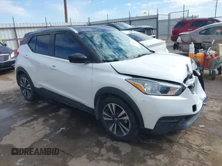 2018 Nissan Kicks SV с VIN 3N1CP5CU9JL539387, выставлен на аукционе IAAI как лот 41810911 с пробегом 93 759 миль миль и . История ставок и продаж доступна на DreamBid. Изображение 1.