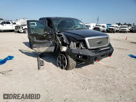 2007 Ford F-150 XLT with VIN 1FTPW14V77KC10974, listed as a Copart auction lot 52393455 with 167,297 mi miles and Salvage Title. Bid and sale history available at DreamBid. Image 11.
