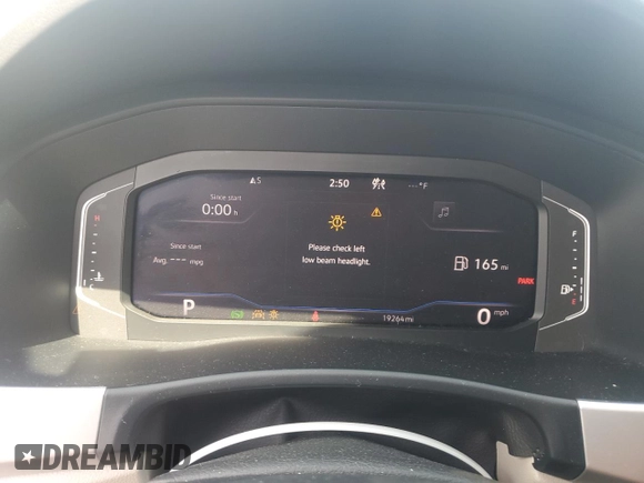 2023 Volkswagen Atlas SE with VIN 1V2KR2CA3PC545101, listed as a Copart auction lot 55264465 with 19,264 mi miles and Salvage title. Bid and sale history available at DreamBid. Image 9.