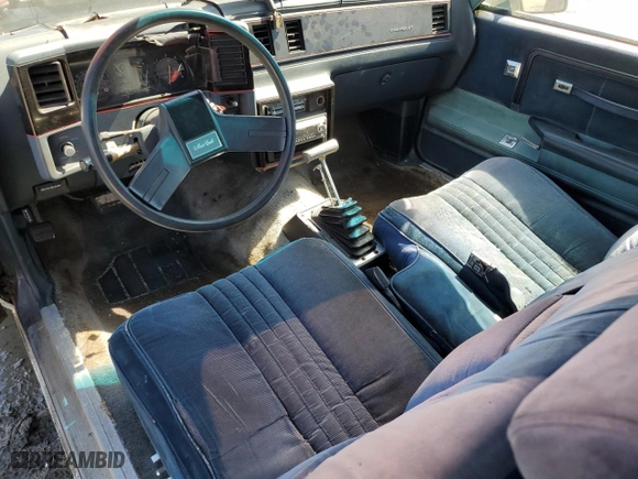1986 Chevrolet Monte Carlo Sport SS with VIN 1G1GZ37H5GR136544, listed as a Copart auction lot 49601725 with 50,230 mi miles and Clean Title. Bid and sale history available at carsss.com. Image 8.
