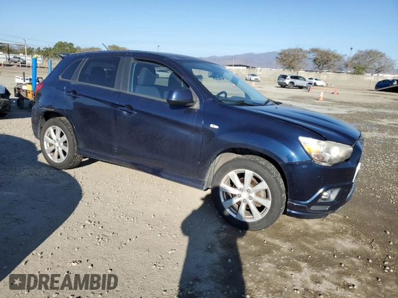2012 Mitsubishi Outlander Sport SE with VIN JA4AR4AU3CZ011457, listed as a Copart auction lot 46955935 with 219,321 mi miles and Clean Title. Bid and sale history available at carsss.com. Image 4.