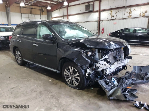 2018 Nissan Pathfinder SL with VIN 5N1DR2MM6JC623411, listed as a Copart auction lot 84332754 with 69,410 mi miles and Salvage Title. Bid and sale history available at carsss.com. Image 4.