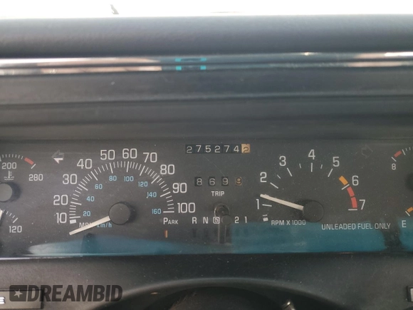 1999 Buick LeSabre Limited with VIN 1G4HR52K6XH467810, listed as a Copart auction lot 43735025 with 275,274 mi miles and Salvage Title. Bid and sale history available at DreamBid. Image 9.