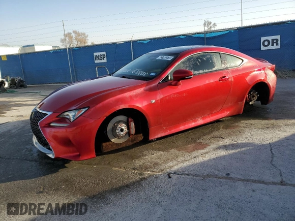 2016 Lexus RC 350 F Sport z VIN JTHHE5BC8G5012000, wystawiony jako Copart lot #42703575 z przebiegiem 121 707 mil mil oraz Czysty tytuł • Clean title. Historia ofert i sprzedaży dostępna na DreamBid. Obrazek 1.