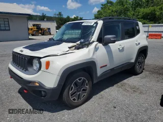 2016 Jeep Renegade Trailhawk with VIN ZACCJBCTXGPC45033, listed as a Copart auction lot 63483245 with 152,198 mi miles and Salvage title. Bid and sale history available at DreamBid. Image 1.