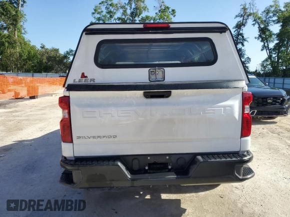 2023 Chevrolet Silverado 1500 Work Truck with VIN 3GCNAAEK3PG354605, listed as a Copart auction lot 54877225 with 121,592 mi miles and Clean Title. Bid and sale history available at DreamBid. Image 6.