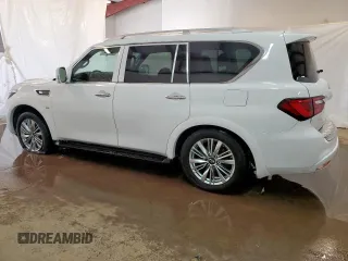 2018 Infiniti QX80 with VIN JN8AZ2NE8J9195292, listed as a Copart auction lot 61045735 with 92,567 mi miles and Clean title. Bid and sale history available at DreamBid. Image 2.