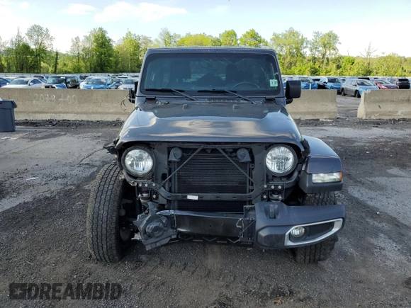 2022 Jeep Wrangler Unlimited Sahara z VIN 1C4HJXEN0NW110192, wystawiony jako Copart lot #57206625 z przebiegiem 32 964 mil mil oraz Szkoda całkowita • Salvage title. Historia ofert i sprzedaży dostępna na DreamBid. Obrazek 5.