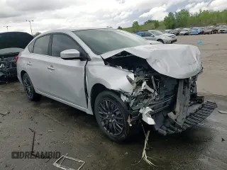 2017 Nissan Sentra S with VIN 3N1AB7AP5HY325038, listed as a Copart auction lot 58918975 with 164,232 mi miles and Salvage title. Bid and sale history available at DreamBid. Image 14.