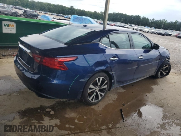 2016 Nissan Maxima Platinum with VIN 1N4AA6AP4GC417412, listed as a Copart auction lot 61597005 with 59,932 mi miles and Salvage title. Bid and sale history available at DreamBid. Image 3.