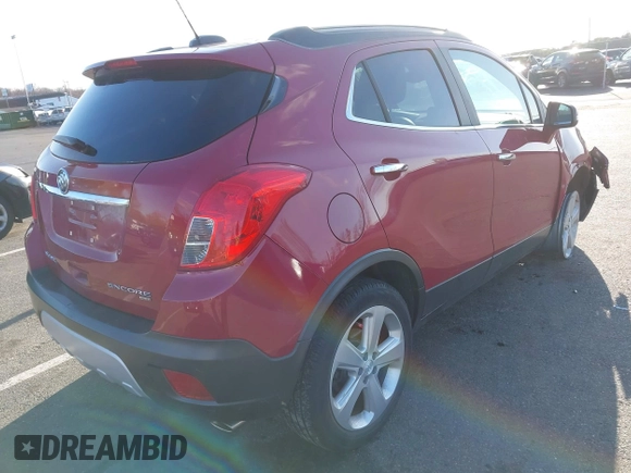 2016 Buick Encore with VIN KL4CJESB2GB715196, listed as a IAAI auction lot 41845070 with 35,116 mi miles and . Bid and sale history available at DreamBid. Image 4.