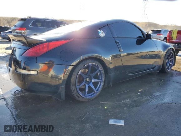 2004 Nissan 350Z Touring with VIN JN1AZ34D34T162172, listed as a Copart auction lot 83584664 with 146,780 mi miles and Salvage Title. Bid and sale history available at carsss.com. Image 3.